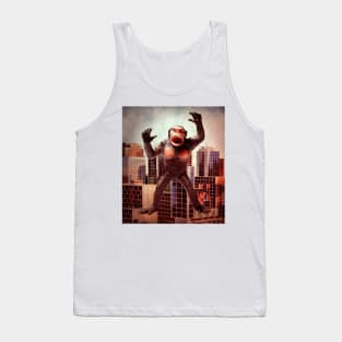 Gorilla in city scene Tank Top